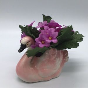 Vintage Swan Planter